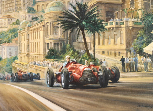 Alan Fearnley - ‘Fangio’s Victory at Monaco’