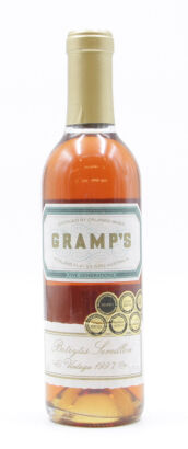 (1) 1998 Orlando Wines Gramp's Botrytis Semillon, Riverina, Australia 375ml