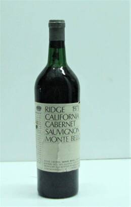 (1) 1973 Ridge Monte Bello Cabernet Sauvignon, Santa Cruz