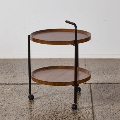 A Vintage Two Tier Drink Trolley