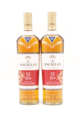 (1) The Macallan 12 year old Double Cask Matured Chinese New Year of the Rat 2020 Twin Pack Single Malt Scotch Whisky (GB) Two bottles offered as one lot