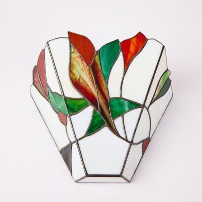 A Karin Urmersbach-Niersbach Glass Wall Sconce