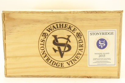 (12) 2015 Stonyridge Vineyard Larose, Waiheke Island (OWC)