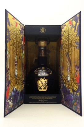 (1) Royal Salute 'The Treasured Blend' 25 Year Old Blended Scotch Whisky, 40% ABV (GB)