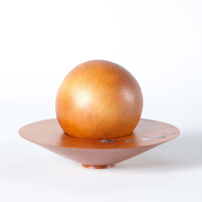 A New Zealand Kauri Dish and Sphere