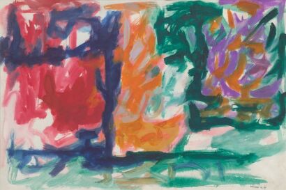 MILAN MRKUSICH Gouache No.6 1961