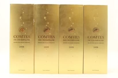 (4) 2008 Taittinger Comtes de Champagne Blanc de Blancs Brut, Champagne [JR19] [RP98] [WS95] [WE97] (GB)