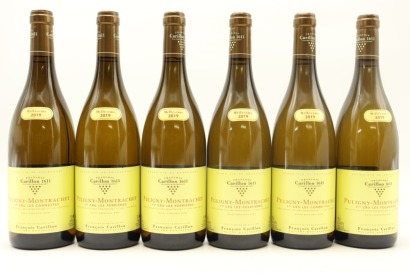 (1) 2019 Francois Carillon Les Folatieres/ Les Perrieres/ Les Combettes, Puligny-Montrachet Premier Cru, 6 Bottles Sold as One Lot