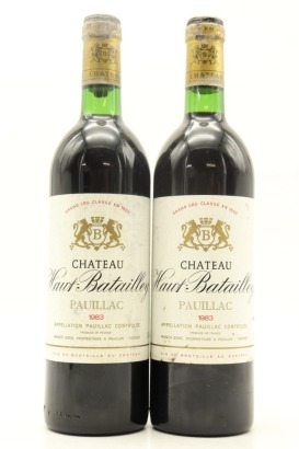 (2) 1983 Chateau Haut-Batailley, Pauillac