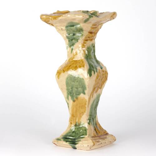 Vase with Green and Gold Splashes, 2000