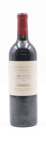 (1) 2014 Te Mata Estate Awatea Cabernets Merlot, Hawke's Bay