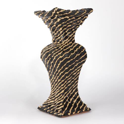 Knitting Pattern Vase, 2004