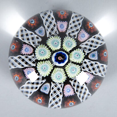 A Baccarat Millefiori Paperweight