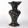 Large Black Vase with Cream Stars, 2000