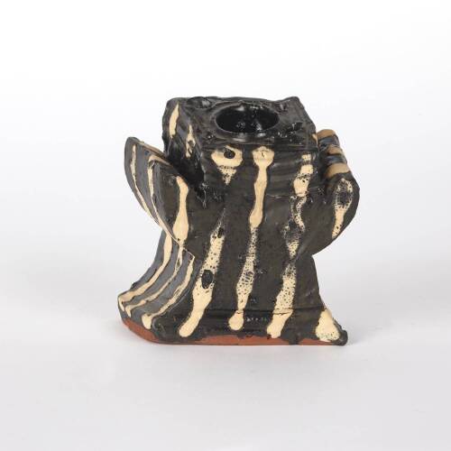 Small Winged Vase with Black Stripes, 2000
