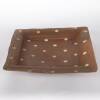Square Moulded Slab Built Dish, 1980s