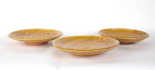Three Large Golden Bowls, 1990s