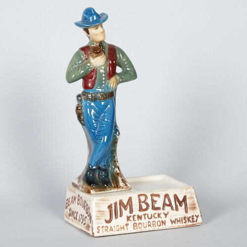 A Jim Beam Cowboy Decanter
