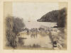 ARTIST UNKNOWN / JAMES VALENTINE Hinemoa's Bath, Mokoia Island / The Sunken Pah, Lake Rotorua and Mokoia Island, N.Z. - 4