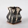 Black Vase with Cream Stripes, 2006