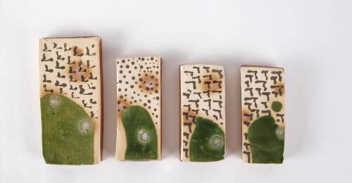 Set of Four Tiles, 2000