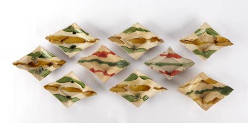 Nine Diamond Pressed Dishes, 2000s