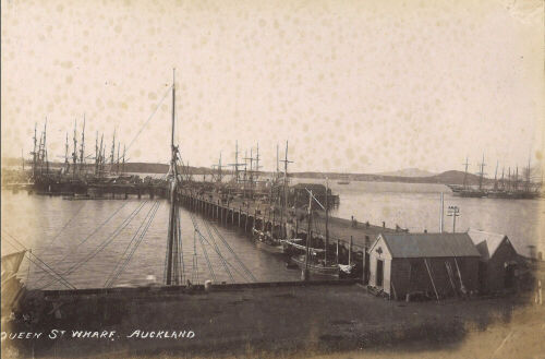 ARTIST UNKNOWN Queen St Wharf, Auckland / untitled