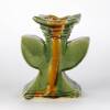 Vase with Green with Gold Stripes, 2000