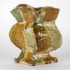 Green and Gold Stripe Vase, 1980s