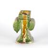Winged Vase with Green and Gold Stripe, 1980s