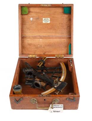 A Vintage Brass Framed Sextant by 'Clarkson & Co'