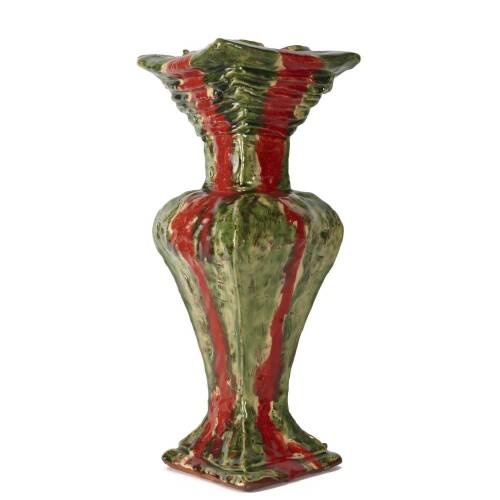 Vase with Green and Red Stripes, 1998