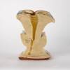 Vase in Cream with Gold and Green Stripes, 2004