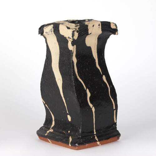 Vase with Black and White Stripes, 2006