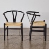 A Pair of Hans Wegner Wishbone Style Chairs