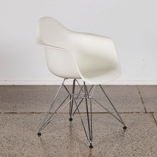 An Eames Plastic Armchair RE DAR by Vitra