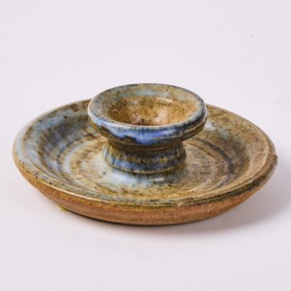 A Studio Pottery Candle Holder