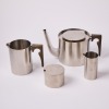 A Cylinda Line Tea Set by Arne Jacobsen for Stelton