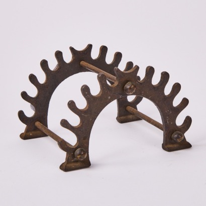 A Vintage Iron Ink Pen Stand