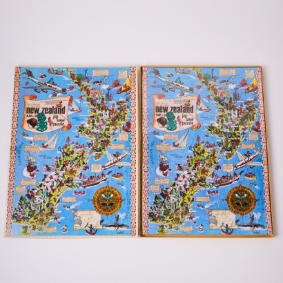 An Unopened New Zealand Map no.9 Jigsaw Puzzle by GB Publications