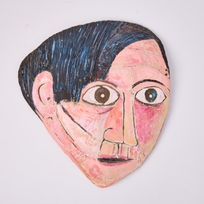 A Ceramic Picasso Face By John Lawrence