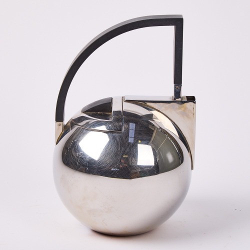 An Oliver Hemming Limited-Edition Stainless Steel Teapot