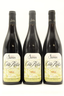 (3) 2013 Domaine Jamet Cote Rotie, Rhone [WE96]