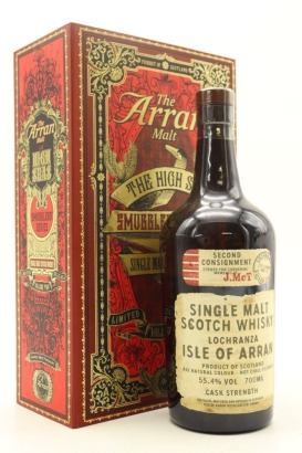 (1) The Arran Malt Distillery Smugglers Series Limited Release 'The High Seas' Single Malt Scotch Whisky, 55.4% ABV (GB)