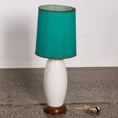 A White Ceramic Lamp