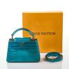 Louis Vuitton, Blue Crocodile Capucines BB Bag with Box - As new - 6