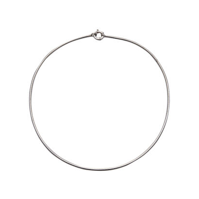 Sterling Silver Omega Necklace