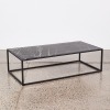 A Soren Liv Black Stone Coffee Table - 2