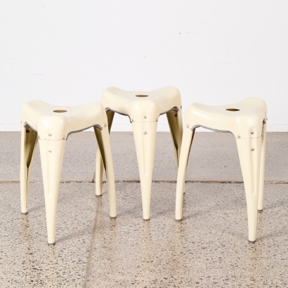 A Trio of 'Wisdom Tooth' Stools by Yasu Sasamoto for Dulton Co