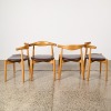 A Set Of Four Replica Hans J. Wegner Elbow Chairs - 2